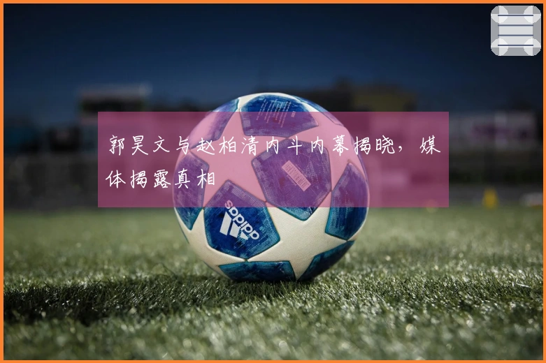 郭昊文与赵柏清内斗内幕揭晓，媒体揭露真相