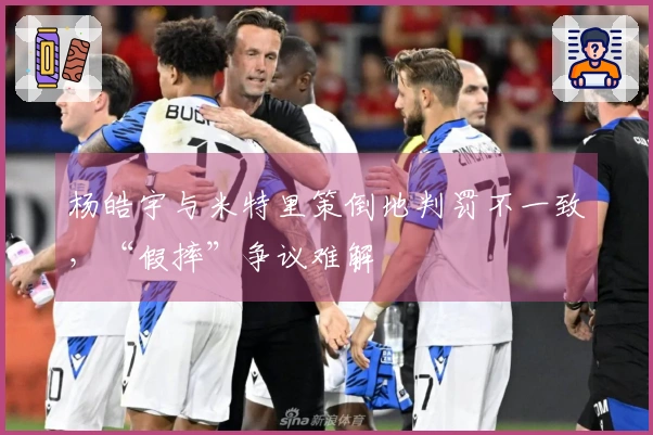 杨皓宇与米特里策倒地判罚不一致，“假摔”争议难解